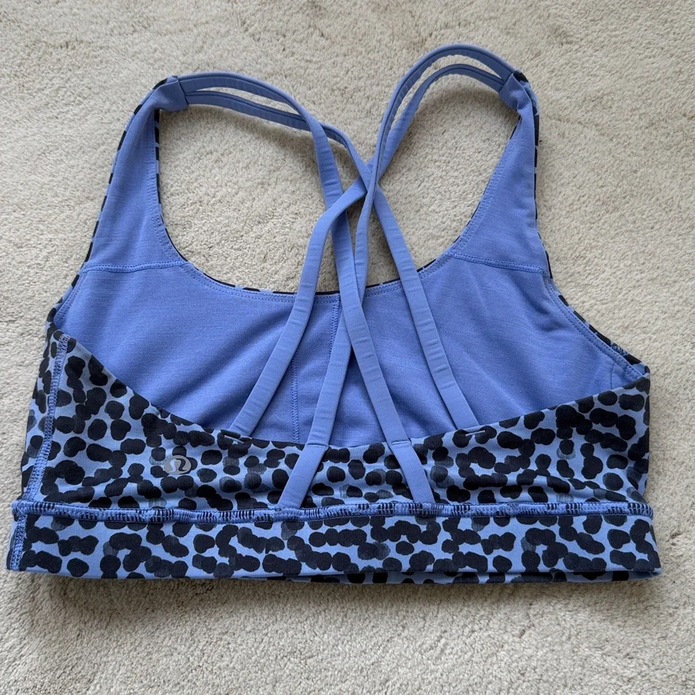 Lululemon Energy Bra Ace Spot Lullaby Black
